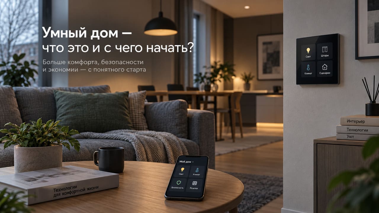 Компоненты и управление умной системой безопасности
