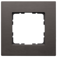 Jasmart Electric G1001AZ Рамка 1-постовая, алюминий Brown, G1001AZ