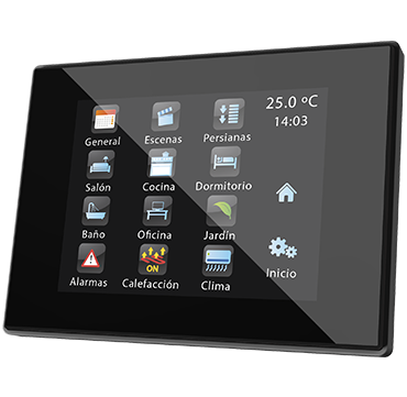 Zennio ZVI-Z41PRO Полноцветная Емкостная Сенсорная панель Pro с IP-соединением Z41 Pro