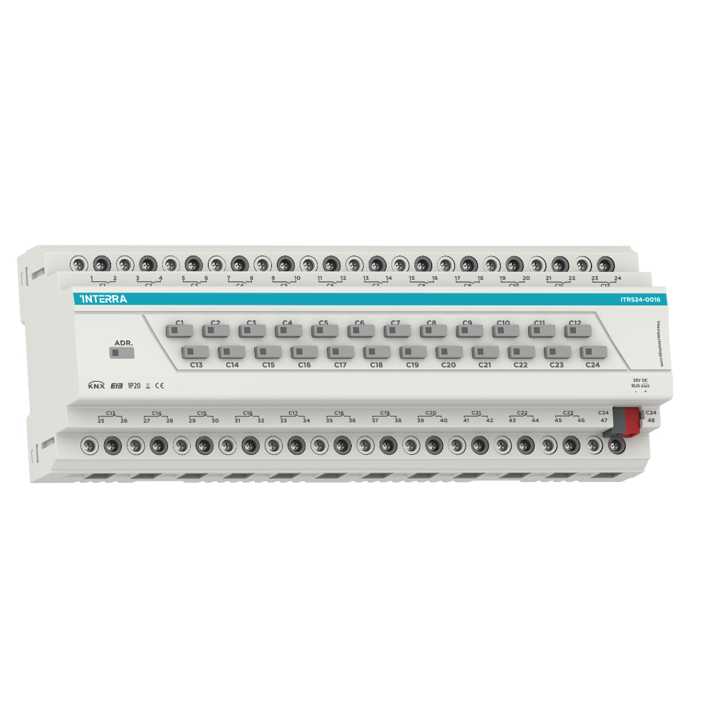 Interra 
					ITR524-0016
				 KNX Combo Actuator - 24 Channel