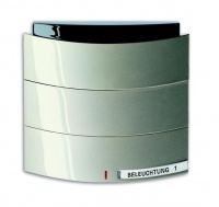 ABB 6320/10-79-500 Сенсор 1/2-клавишный с ИК-приемником, triton, шампань металлик, цвет: Шампанское металлик