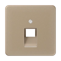 Jung CD 569-1 UA GB Kрышка for IAE/UAE sockets 1 x 8-пол., Anodized aluminium, Серия CD, золотая бронза