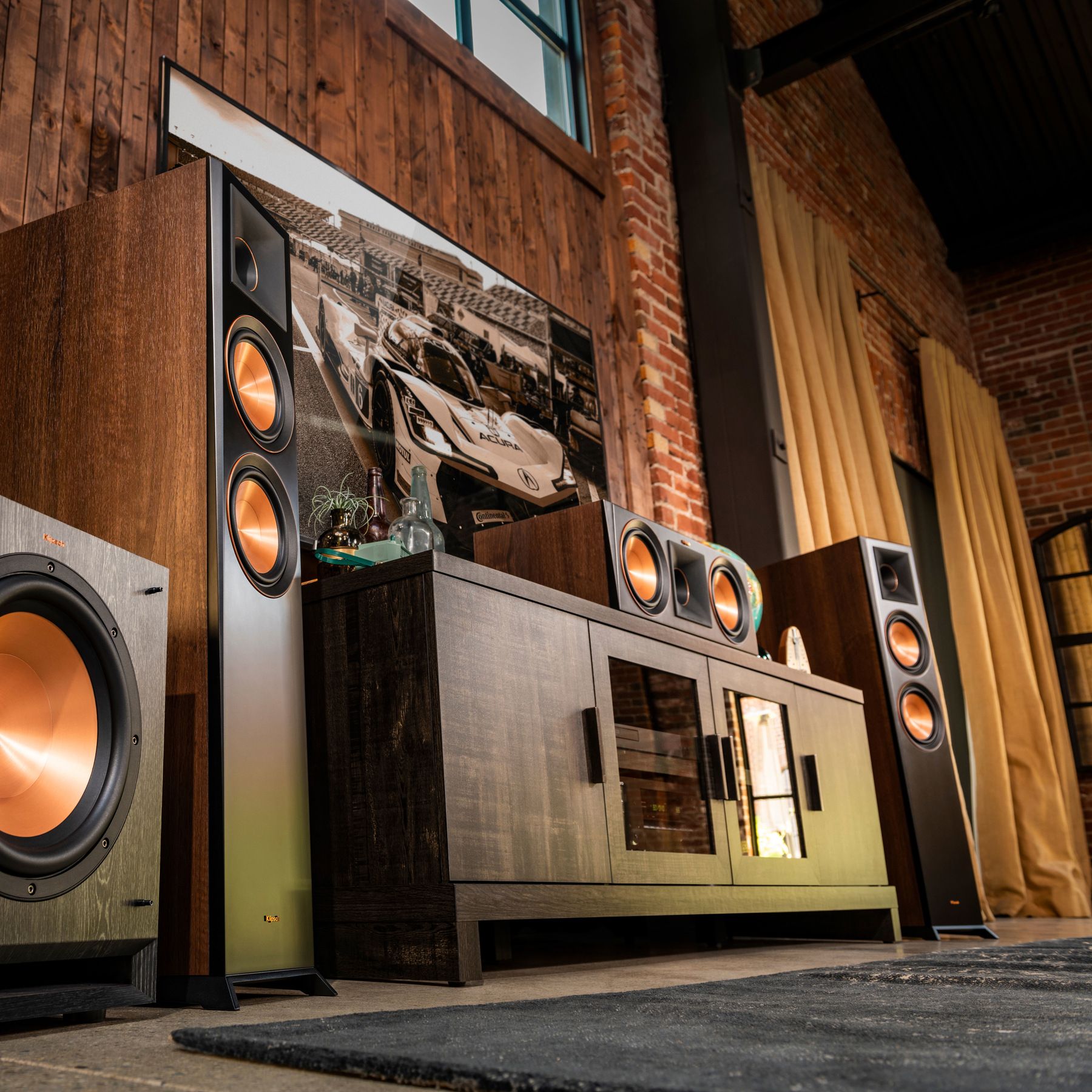 Klipsch 192398 Напольная акустика Klipsch RP-6000F walnut, цвет: Темно - коричневое дерево