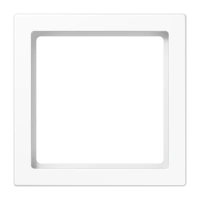 Jung LS 961 Z5 WW Промежуточная рамка 55x55, Серия LS, белый