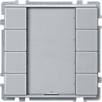 Schneider MTN628360 4-кнопочный выключатель plus, SD, цвет: Алюминий, оттенок: Лакированный