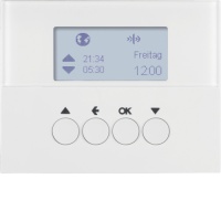 Berker 85745179 Таймер для вставки жалюзи, радиошина KNX, K.1, полярная белизна, цвет: Белый, оттенок: Полярная белизна, глянцевый