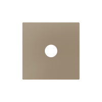 Zennio 830002704 ZS55, Крышка для разъема 3,5 мм 55x55 мм, Шампанское