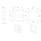 B.E.G. 93806 KNX controllers / sensors WS-VOC-HVAC-KNX, цвет: Белый