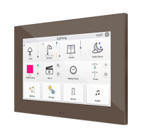 Zennio ZVIZ70V2M Сенсорная панель Z70 с дисплеем 7", мокко