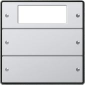 Gira 2142211 Комплект клавиш, 2 шт. Plus, цвет: Серый, оттенок: Алюминиевый