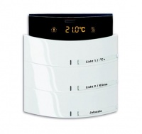 ABB 6320/38-24G-500 Сенсор 3/6-клавишный, терморегулятор, triton, альпийскйи белый