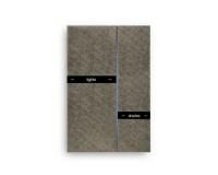 Basalte 0274-02-06 Выключатель FIBONACCI - QUAD - KNX, Fer Forge Grey