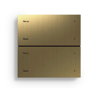 Citron SWREFBGL Умный выключатель KNX RE-fire Blade golden-L SC-TK3-4.8