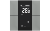 Interra ITR340-1805 iSwitch+ - 8-кнопочный KNX контроллер с ЖК-дисплеем, пластик, серый