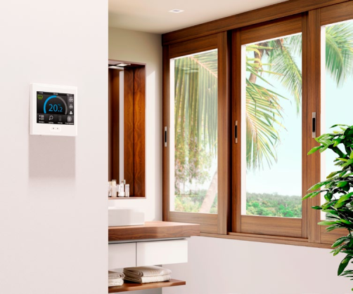 Zennio ZVIZ40S Сенсорная панель KNX Z40, емкостной ЖК дисплей 4.1” с фоновой подсветкой, цвет: серебряный