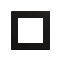 Ekinex EK-DQG-MAL Квадратная пластиковая плата, серия DEEP, окно 55х55, цвет - черный