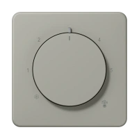 Jung CD 1749 BF PT Накладка для термостата, Лакированный термопласт, Серия CD, платина