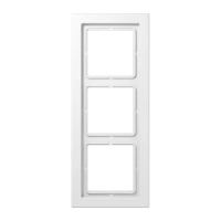 Jung LSD 983 WW Рамка 3-ная, вертикальный и горизонтальный монтаж, duroplastic, LS-DESIGN, белый