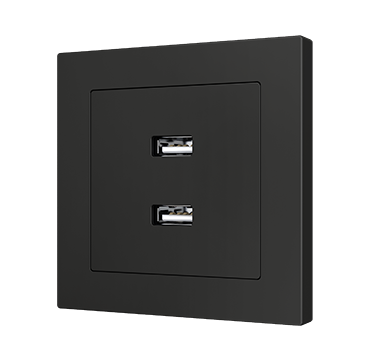 Zennio 8300007 + 8300008XX ZS55 – USB-зарядное устройство