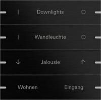 Gira 5034126 Набор клавиш четверн., индивидуально для сенсорного выключателя 4
