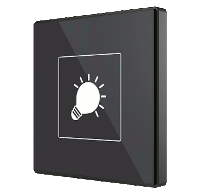 Zennio ZVI-SQTMD1-CUS Square TMD/Выключатель сенсорный KNX, 1/2/4/6 кнопок, термодатчик, термостат, цвет: Цвет на выбор