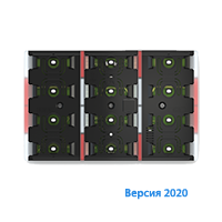 Ekinex EK-EH2-TP-RW Выключатель 6-ти клавишный. Версия 2020 года. Подсветка - синий/зеленый
