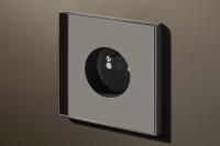 Lithoss Розетка Void round Chrome, Цвет: Серебряный ,оттенок: Хром