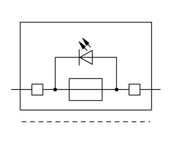 Wago 2006-911/1000-541 Вставка для предохранителя 5x20 мм, индикатор 12-30 В