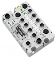 Wago 767-1101 Каплер полевой шины PROFIBUS DP, 8-канальный дискретный вход 24 В пост. тока, светло-серые