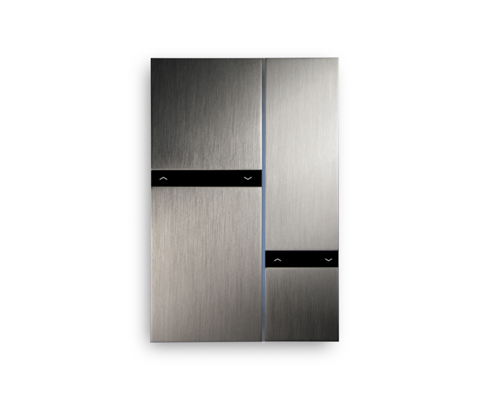 Basalte 0274-02-07 Выключатель FIBONACCI - QUAD - KNX, Brushed Nickel
