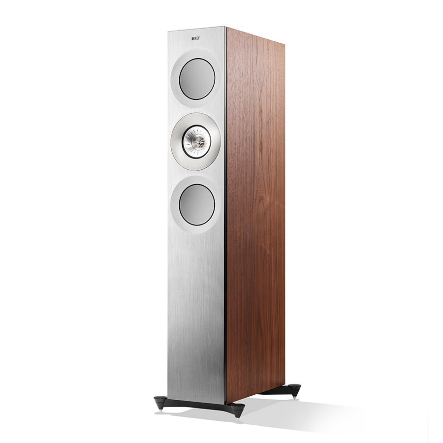 Kef 242863 Напольная акустика KEF Reference 3 Silver Satin Walnut, цвет: Темно - коричневое дерево