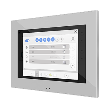 Zennio ZVIZ70V2 Цветная емкостная сенсорная панель с 7-дюймовым дисплеем. Z70 v2