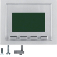 Berker 75860071 Информационные дисплеи, K.5, алюминиевый, цвет: Серый, оттенок: Анодированный алюминий