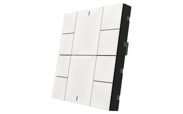 Interra ITR340-0002 iSwitch+ - 10-кнопочный KNX выключатель, пластик, глянцевый белый
