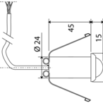 B.E.G. 92700 Потолочный датчик присутствия PICO-S, цвет: Белый матовый, похожий RAL9010
