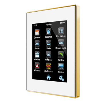 Zennio ZVI-Z41PRO Полноцветная Емкостная Сенсорная панель Pro с IP-соединением Z41 Pro