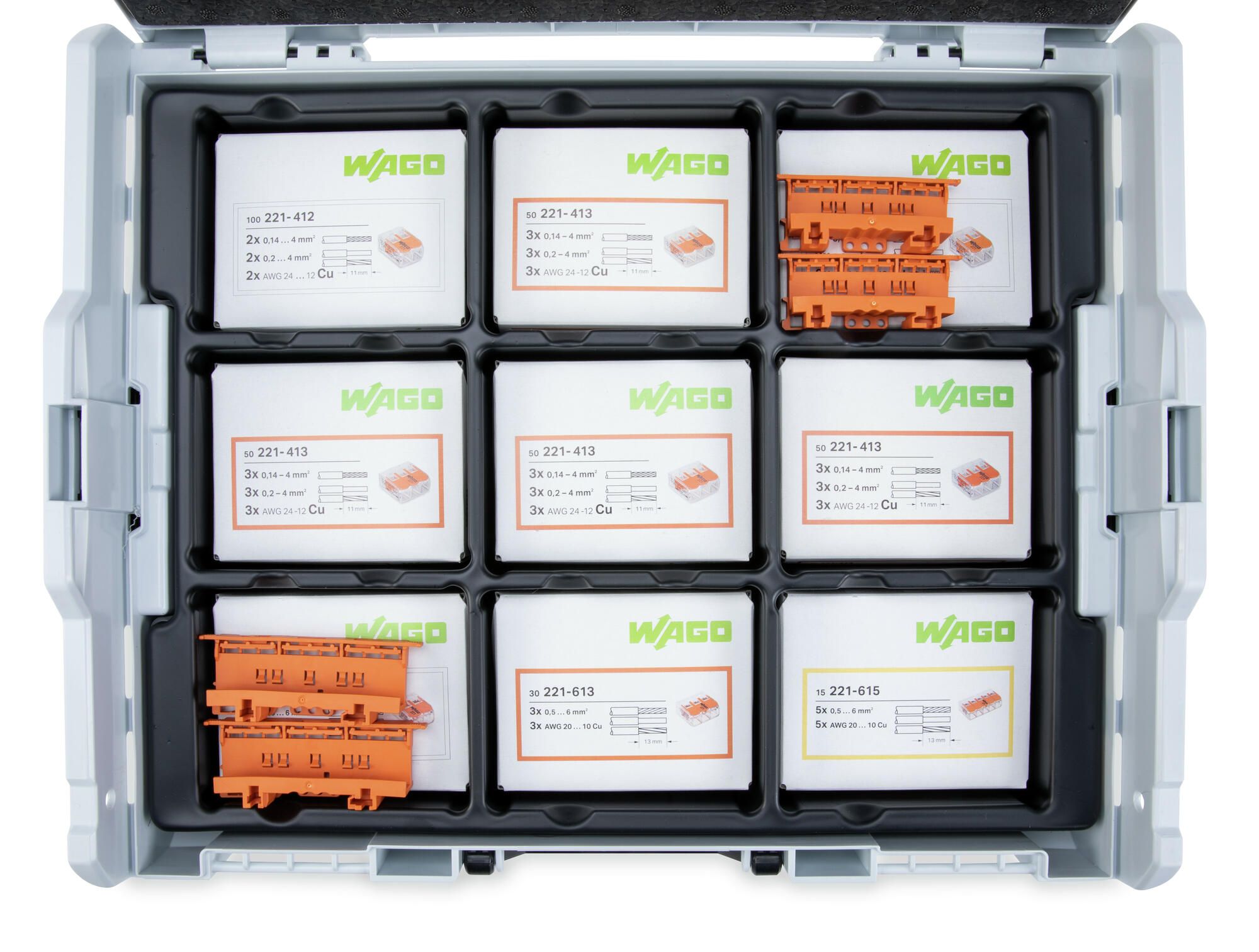 Wago 887-920 Набор клемм, L-Boxx 102 Серия 221 – 4 мм2 и 6 мм2
