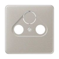 Jung CD 561 SAT PT Kрышка для стандартных SAT-TV-FM розеток 1 группа, Anodized aluminium, Серия CD, платина