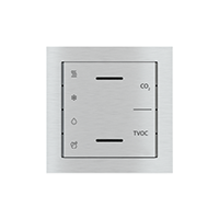 Ekinex EK-T1Q-GBQ-ES2 Накладка для мультисенсора ES2 с символами. Материал - металл, отделка - матовый алюминий