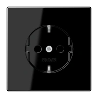 Jung LS 1520 SW SCHUKO®-розетка, 16 A 250 В ~, duroplastic, Серия LS, чёрный