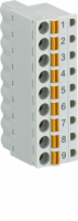 ABB TA565-9 Терминальный блок. Пружинный передний, Тросовый передний. 9-полюсный. Минимальное количество заказа. 6. Заказ кратен 6. (TA565-9)