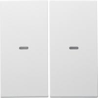 Berker 80960399 Кнопка, 2-канальная, S.1, Easy, цвет: Белый, оттенок: Полярная белизна, матовый