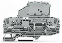 Wago 2006-1631 2-пр. клемма с держ. предохранителя 1/4 x 11/4&amp;quot;, 0,5 - 6 (10) мм2, без индик.