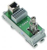 Wago 289-178 Интерфейсный модуль, RJ-45, клем. колодка 1,5 мм2, с зажимом экрана