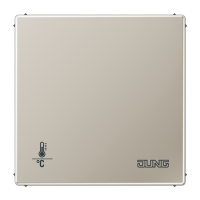 Jung ES2178ORTS KNX-регулятор с шинным сопряжением без ручки для установки температуры; благородная сталь, цвет: Нержавеющая сталь