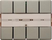 Berker 75164044 Клавишный сенсор с полем для надписей, 4-канальный, Arsys, цвет: Светло-бронзовый, оттенок: Матовый лак