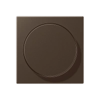 Jung A 1740 MO Накладка на роторный механизм, Дюропласт лакированный, Серия A, цвет мокко