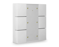 MDT BE-TA55P6.G2 Выключатель Plus 55 6-позиционная, белая глянцевая отделка