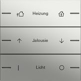 Gira 5763600 Набор клавиш тройн., индивидуально для сенсорного выключателя 4 System 55