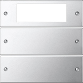 Gira 2142609 Комплект клавиш, 2 шт. Plus, цвет: Хром